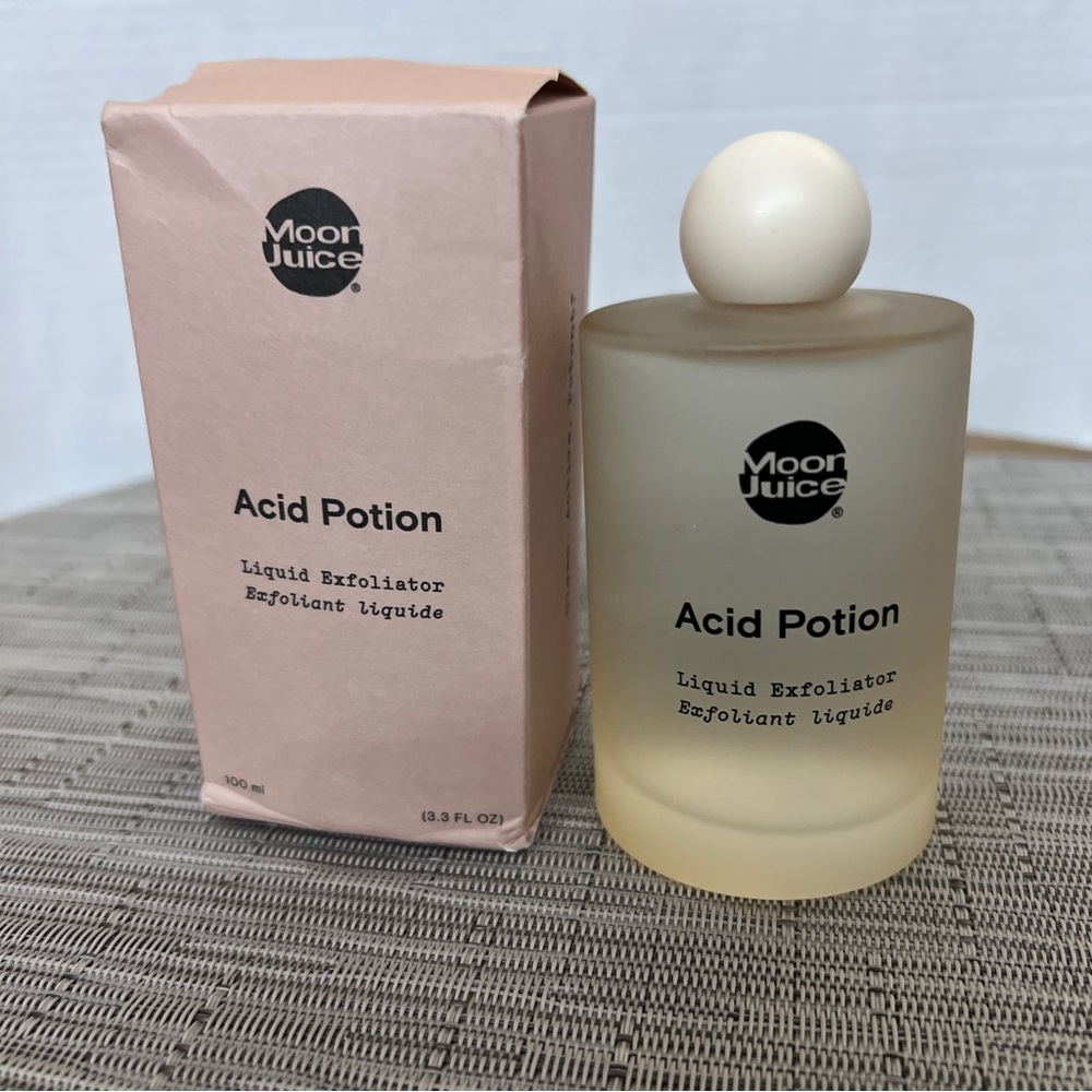 Moon Juice Acid Potion AHA & BHA Resurfacing Liquid Exfoliator 3.3oz~NEW